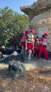“DESS students outdoor learning at Al Thakira mangroves with AquaSports Qatar”